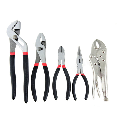 Hyper Tough 5pc Assorted Pliers Set EasyOptionXY LLC