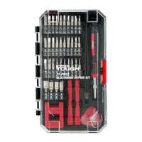 Hyper Tough 77 Piece Precision Tool Kit with Magnetic Screwdriver, Standard Size Bits, and Case, New Condition, EasyOptionXY LLC