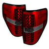 Spyder Ford F150 09-14 LED Tail Lights Red Smoke ALT-YD-FF15009-LED-RS OffRoadUSA.com