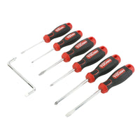 Hyper Tough Heavy-Duty 7-Piece Full Size Steel Philip and Slotted Screwdriver Set, Model 43057 EasyOptionXY LLC