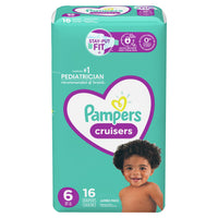 Pampers Cruisers Active Fit Taped Diapers Size 6, 16 Count EasyOptionXY LLC