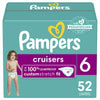 Pampers Cruisers Active Fit Taped Diapers Size 6, 52 Count EasyOptionXY LLC