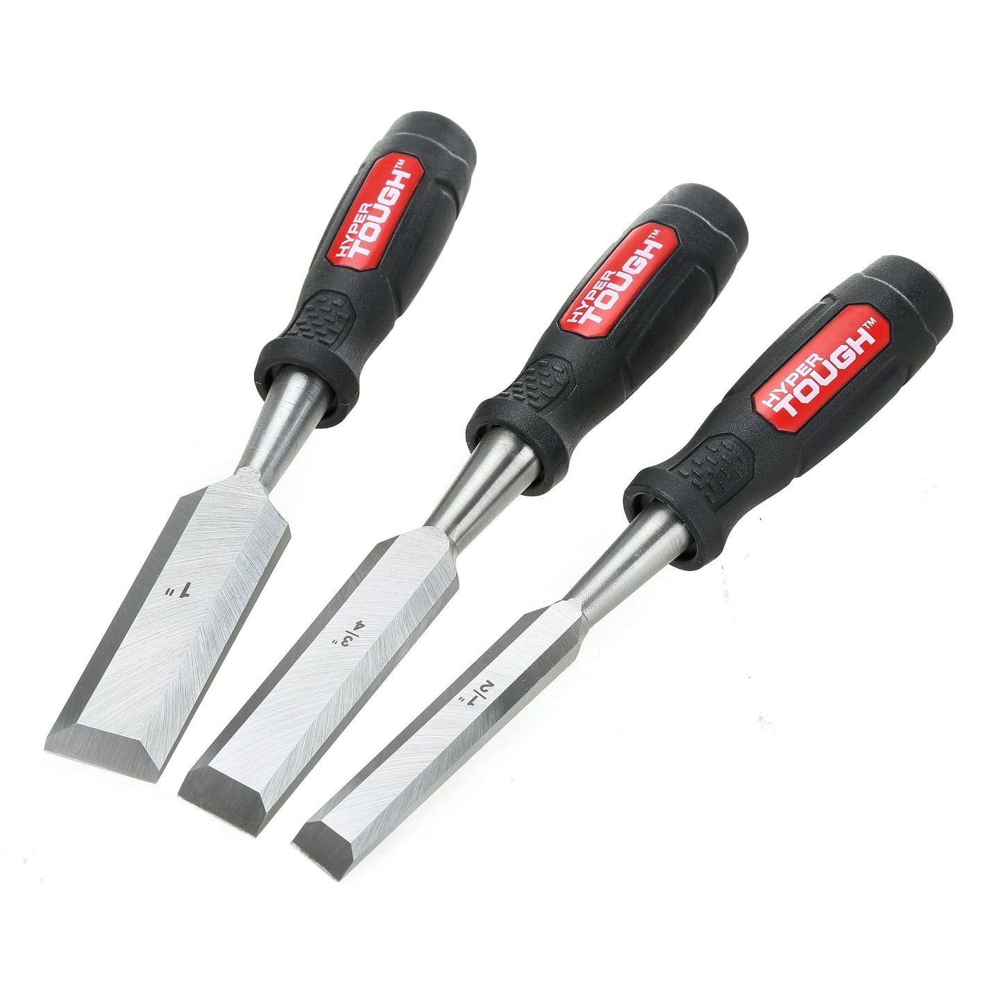 Hyper Tough 3 Piece Wood Chisels with Striking Caps EasyOptionXY LLC