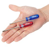 Hyper Tough 2-Piece Acetate Handle Mini Pocket Screwdriver, 4 1/2-inch Screwdriver Set EasyOptionXY LLC