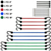 Hyper Tough 20 pieces Bungee Cord Set, Plastic Jar, Multi-Color, 2.31 oz EasyOptionXY LLC