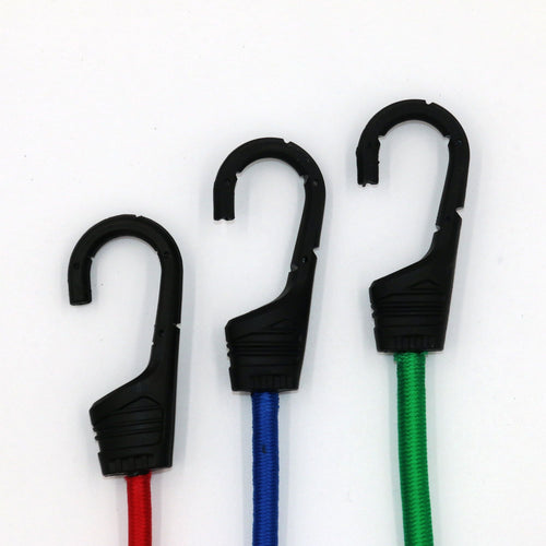 Hyper Tough 20 pieces Bungee Cord Set, Plastic Jar, Multi-Color, 2.31 oz EasyOptionXY LLC