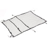 Hyper Tough Adjustable Truck Cargo Net for Pickup Truck Bed, Polyester (78 in. x 55 in.) EasyOptionXY LLC