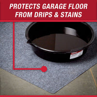 Hyper Tough; 29" x 42" Oil Spill Mat - Prevents Stains and Spills - Reusable Light Weight Material EasyOptionXY LLC