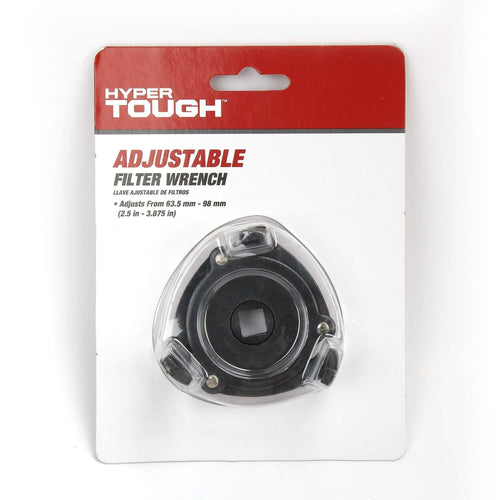 Hyper Tough Adjustable Filter Wrench, 63.5mm - 98mm, New, Model 4209, 1 Each EasyOptionXY LLC