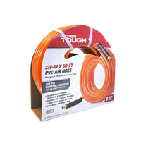 Hyper Tough 3/8" x 50" PVC Air Hose With 1/4 Inch NPT Hose Threads - Most Lightest & Dependable Hose EasyOptionXY LLC