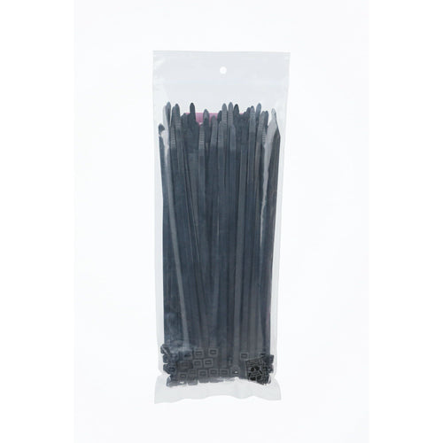 Hyper Tough 8 inch 75lb Cable Ties UV Resistant Black 100 Count EasyOptionXY LLC