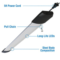 Hyper Tough 5500 Lumen 4ft Linkable LED Shop Light EasyOptionXY LLC