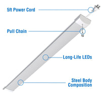 Hyper Tough 3200 Lumen 4ft Slim LED Shop Light EasyOptionXY LLC
