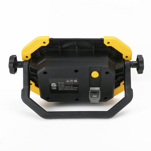 Hyper Tough 5000 Lumen Rechargeable LED Work Light,Yellow Black,Model 7047 EasyOptionXY LLC