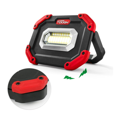 Hyper Tough 10W LED 1000 Lumen Rechargeable Free Standing Light, Portable Handheld Work Light EasyOptionXY LLC