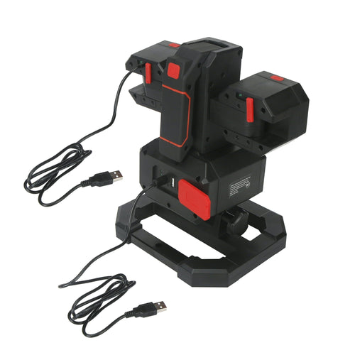 Hyper Tough 2000-Lumen LED Rechargeable Work Light & Detachable Spotlight EasyOptionXY LLC