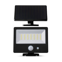 Hyper Tough Motion Sensing Outdoor Security Flood Light, Dusk to Dawn, Black, 120 ¡ã Beam Angle, 800 Lumens, Solar Power EasyOptionXY LLC