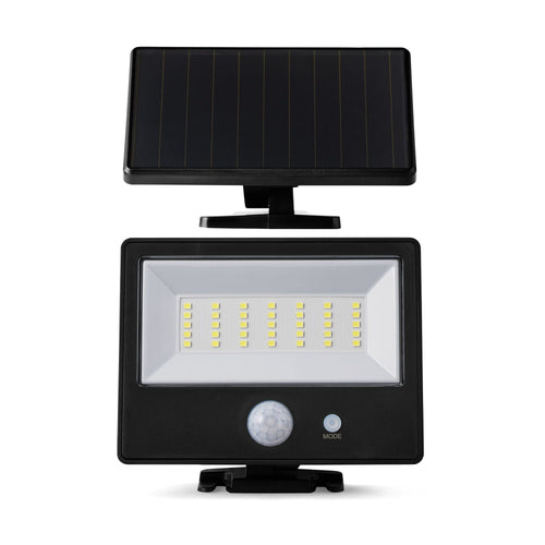 Hyper Tough Motion Sensing Outdoor Security Flood Light, Dusk to Dawn, Black, 120 ¡ã Beam Angle, 800 Lumens, Solar Power EasyOptionXY LLC