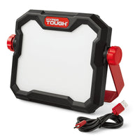 Hyper Tough 50W LED 5000 Lumen Rechargeable Free Standing Light, Handheld Portable Work Light EasyOptionXY LLC