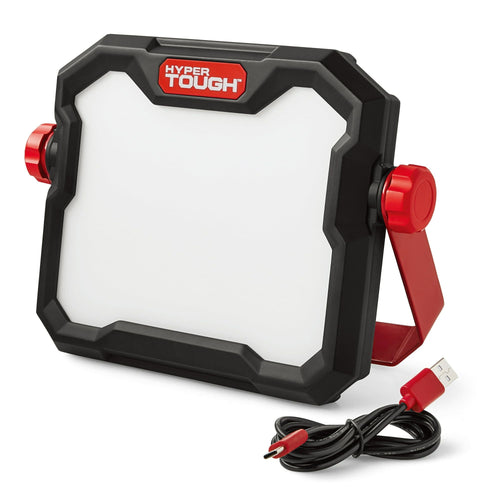 Hyper Tough 50W LED 5000 Lumen Rechargeable Free Standing Light, Handheld Portable Work Light EasyOptionXY LLC