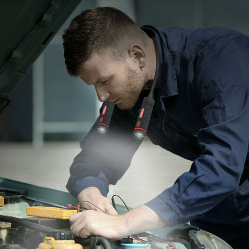 Hyper Tough 160-Lumen LED Handsfree Portable Flex Work Light, AA Batteries, Black EasyOptionXY LLC