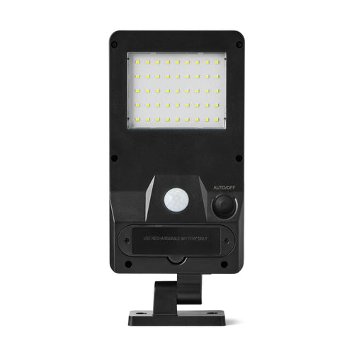 Hyper Tough Solar Motion Street/Area Light, Dusk to Dawn Wall Mount, 120¡ã degree, 800 Lumens, Black EasyOptionXY LLC