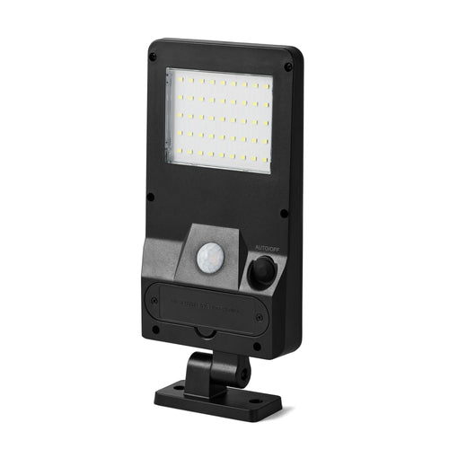 Hyper Tough Solar Motion Street/Area Light, Dusk to Dawn Wall Mount, 120¡ã degree, 800 Lumens, Black EasyOptionXY LLC