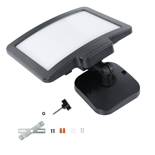 Hyper Tough 3000 Lumen LED Flood Light 120-Degree Motion Sensor in Black Finish, Hardwired 102-Degree Beam Spread EasyOptionXY LLC
