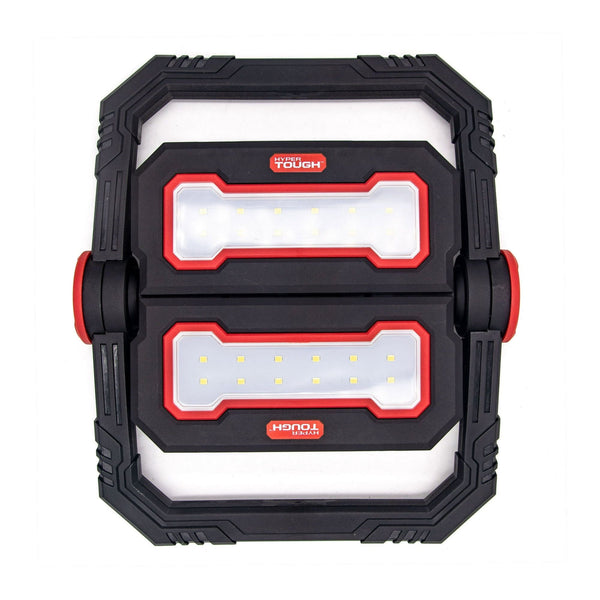Hyper Tough 1000 Lumen Led Work Light, Folding Stand, Black, Red, Plastic EasyOptionXY LLC