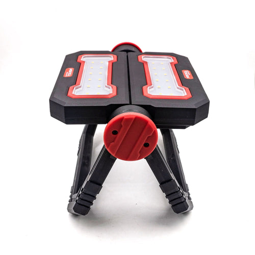 Hyper Tough 1000 Lumen Led Work Light, Folding Stand, Black, Red, Plastic EasyOptionXY LLC