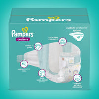 Pampers Cruisers Active Fit Taped Diapers Size 6, 52 Count EasyOptionXY LLC