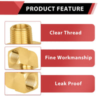 Extruded 1/2" MNPT X FNPT Elbow