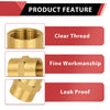 3/4" Female NPT Brass Hex Connector