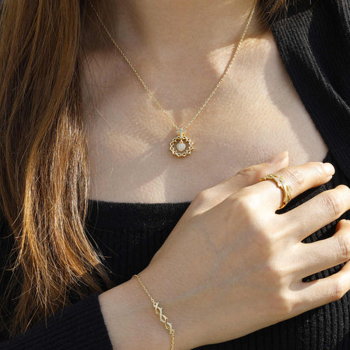 The Sacred Heart Dangle Pendant Necklace vanimy