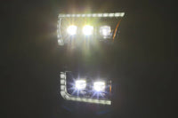 AlphaRex 15-17 Ford F150 / 17-20 F150 Raptor NOVA-Series LED Projector Headlights Chrome OffRoadUSA.com