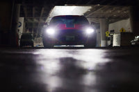 AlphaRex 15-17 Ford Mustang/18-20 Mustang Shelby GT350/GT500 MK II NOVA-Series LED Projector Headlights Alpha-Black OffRoadUSA.com