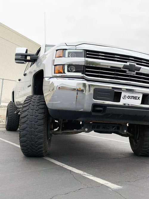 AlphaRex 15-19 Chevrolet Silverado 2500HD/3500HD LUXX-Series LED Projector Headlights Chrome OffRoadUSA.com