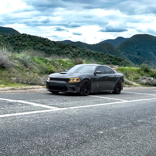 AlphaRex 15-23 Dodge Charger LUXX-Series LED Projector Headlights Alpha-Black OffRoadUSA.com