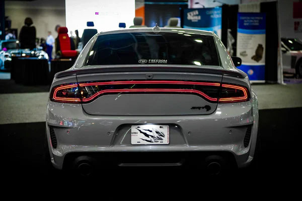 AlphaRex 15-23 Dodge Charger MKII NOVA-Series Prismatic LED Tail Lights Alpha-Black