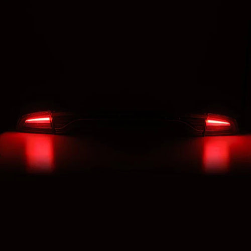 AlphaRex 15-23 Dodge Charger MKII NOVA-Series Prismatic LED Tail Lights Alpha-Black OffRoadUSA.com
