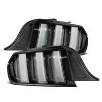 AlphaRex 15-23 Ford Mustang NOVA-Series Prismatic LED Tail Lights Black-Clear OffRoadUSA.com