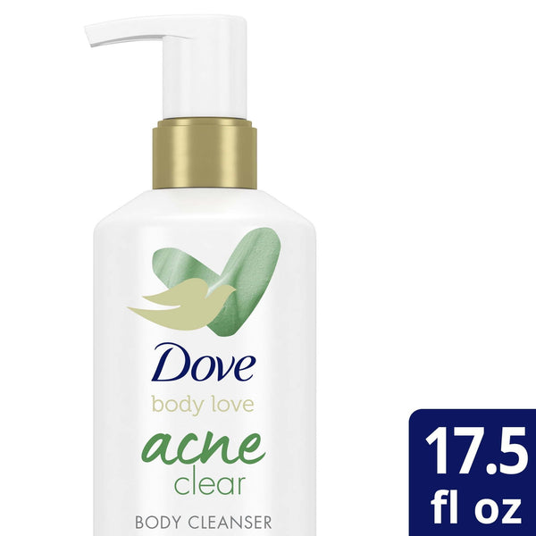 Dove Body Love Women's Body Cleanser Acne Clear with Salicylic Acid, 17.5 fl oz EasyOptionXY LLC