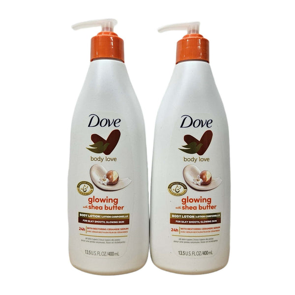 Dove Body Love Pampering Body Lotion Shea Butter for Silky, Smooth Skin Softens & Smoothes Dry Skin 13.5oz | 2 Pack EasyOptionXY LLC
