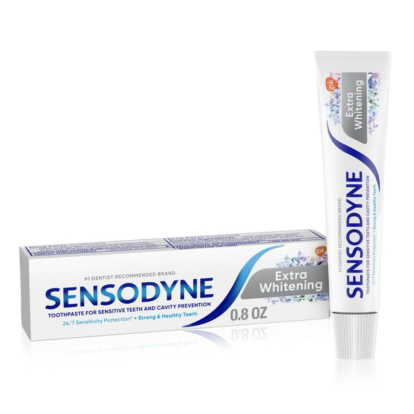 Sensodyne Extra Whitening Sensitive Toothpaste; 0.8 oz EasyOptionXY LLC