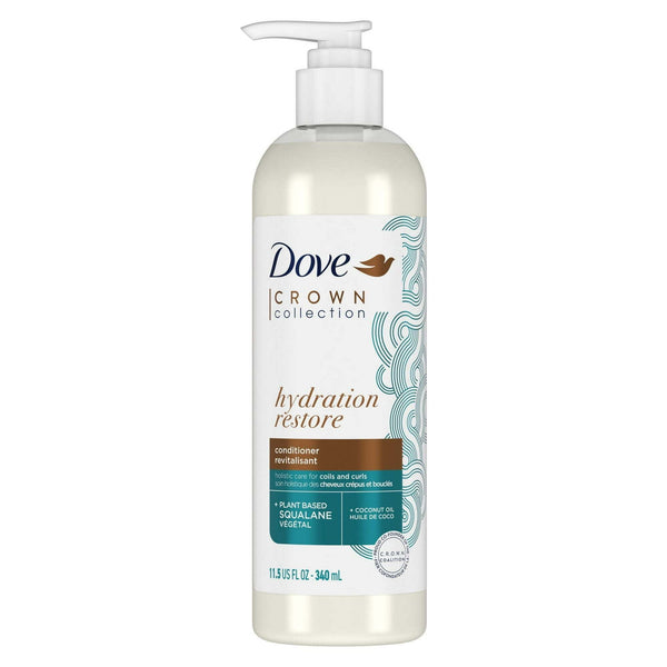 Dove Crown Collection Hydration Restore Detanglers for Curly Hair with Coconut Oil, 11.5 fl oz EasyOptionXY LLC