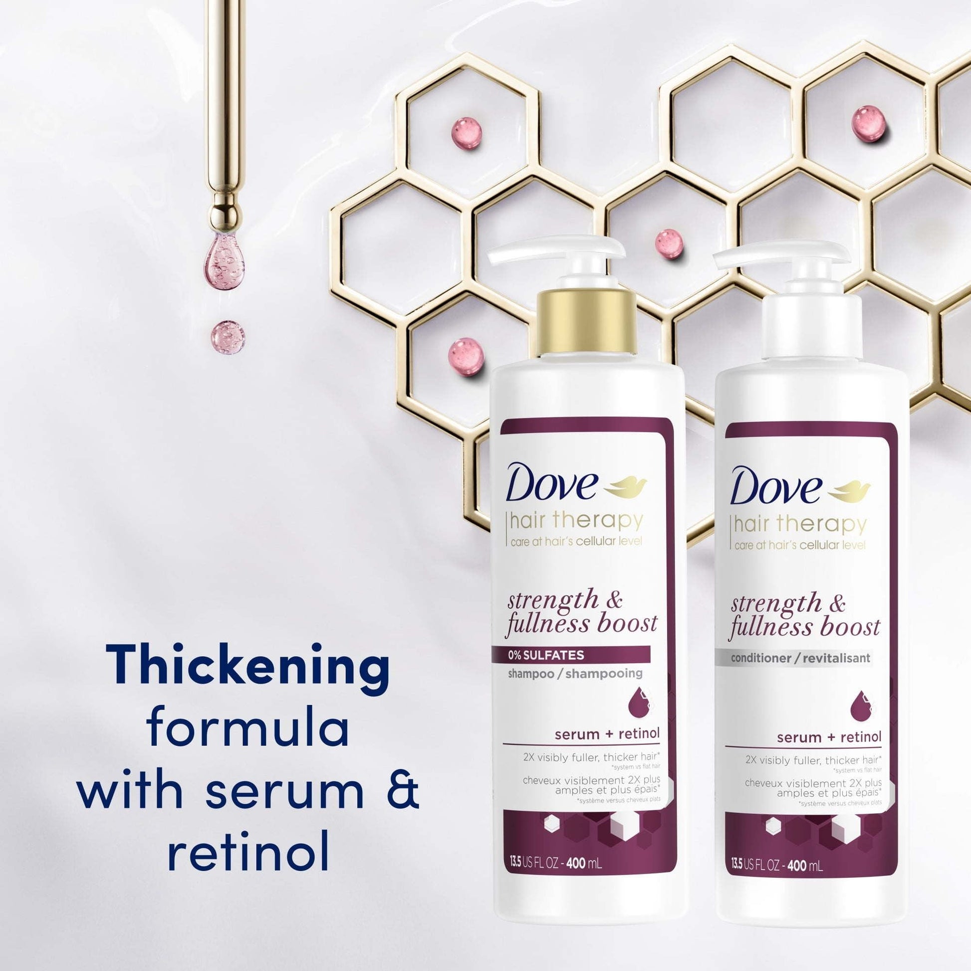 Dove Hair Therapy Strength & Fullness Boost Conditioner 13.5 fl oz EasyOptionXY LLC