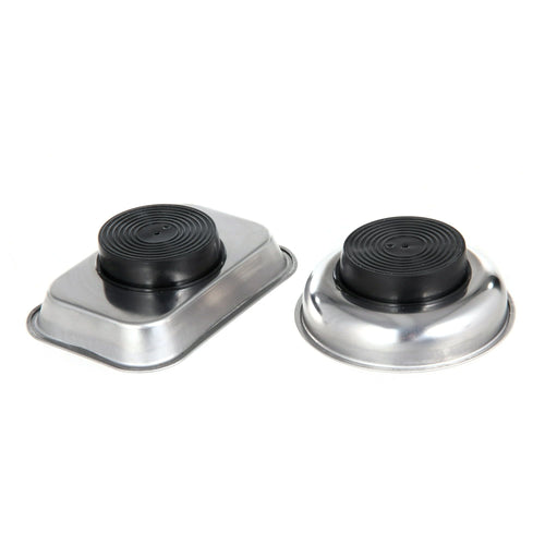 Hyper Tough 2 Pc Metal Magnetic Tray Set for Parts Organization TS07123J EasyOptionXY LLC