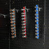 Hyper Tough 3/8-inch Aluminum Socket Organizer, Holds 10 Standard or Deep Sockets EasyOptionXY LLC