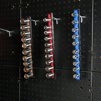 Hyper Tough 3/8-inch Aluminum Socket Organizer, Holds 10 Standard or Deep Sockets EasyOptionXY LLC