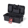 Hyper Tough 13-inch Tool Box, Plastic Tool and Hardware Storage, Black EasyOptionXY LLC